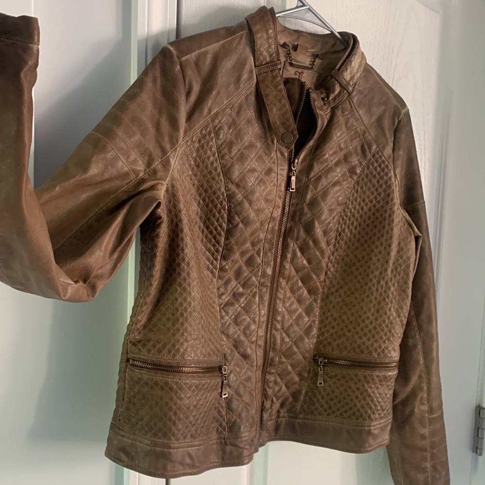 Brown Leather Jacket - image 15